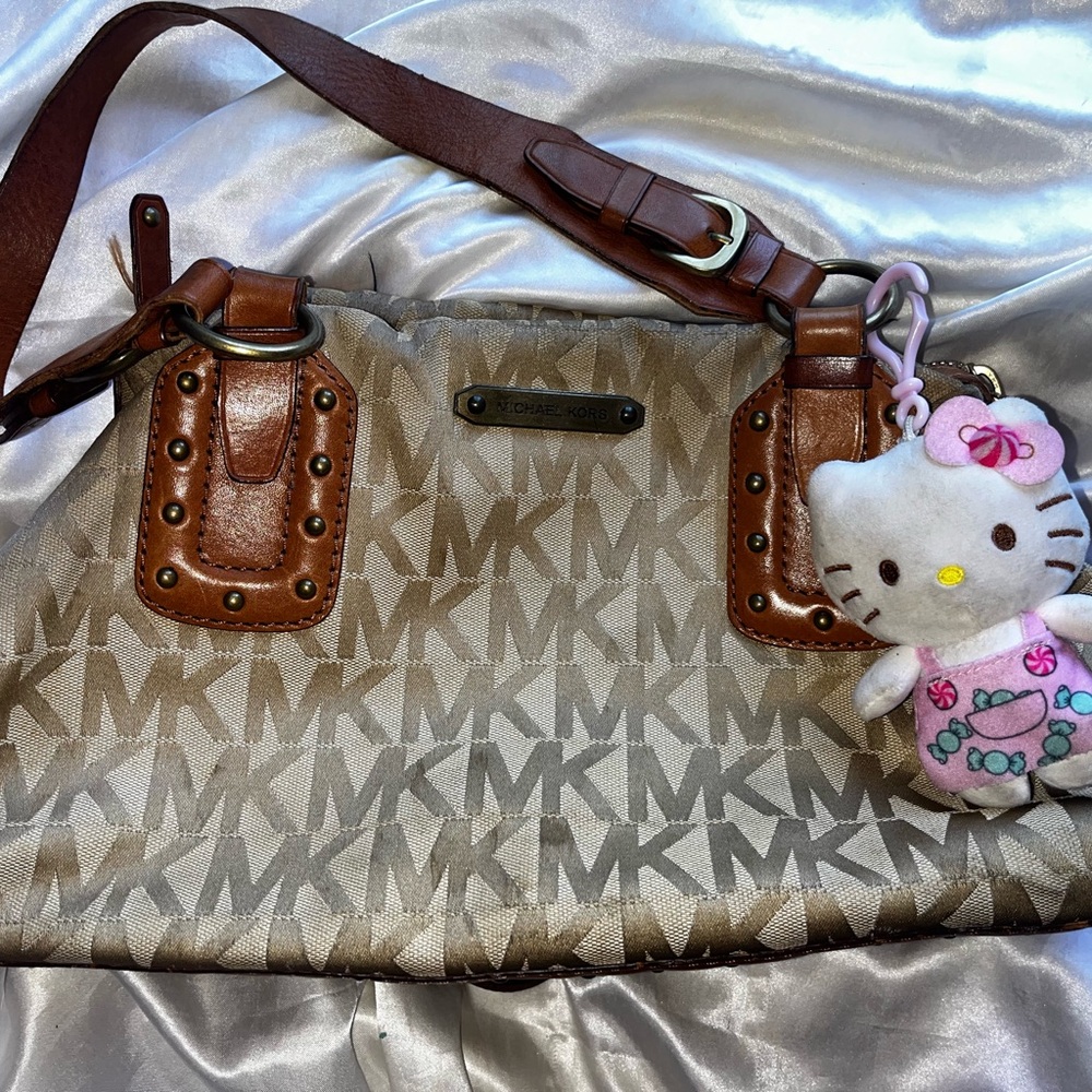 Michael Kors Logo Valley Satchel Handbag